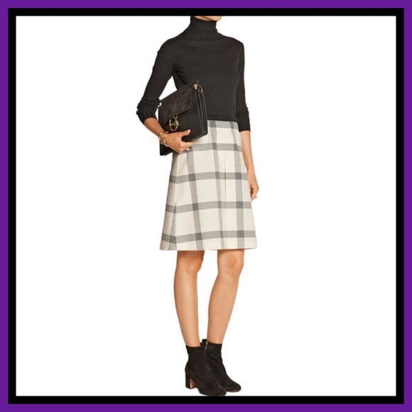 NWT Tory Burch Stretch Poplin Skirt - Picture 1 of 8